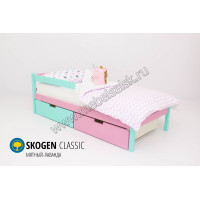 ДЕТСКАЯ КРОВАТЬ БЕЛЬМАРКО «SKOGEN CLASSIC МЯТНЫЙ-ЛАВАНДА»